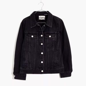 Madewell black denim jacket